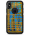 Abstract Gold and Teal Wet Paint - iPhone X OtterBox Case & Skin Kits