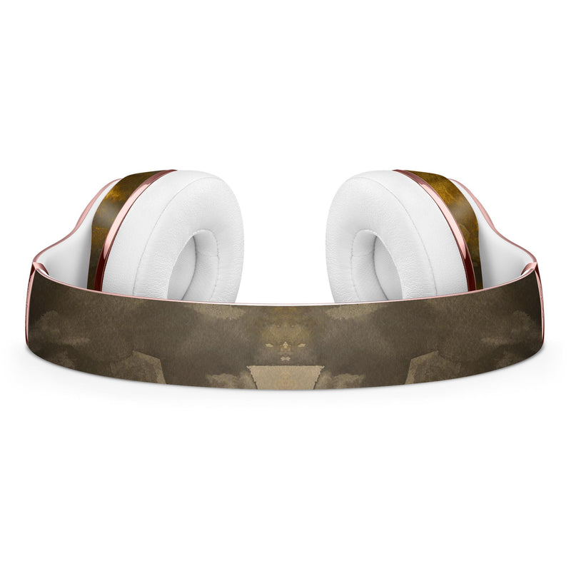 Abstract Golden Fire with Smoke Full-Body Skin Kit for the Beats by Dre Solo 3 Wireless Headphones
