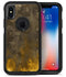 Abstract Golden Fire with Smoke - iPhone X OtterBox Case & Skin Kits