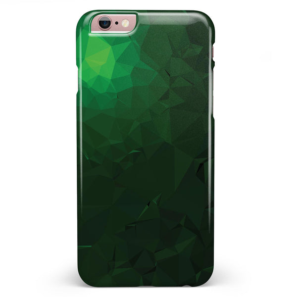 Abstract Green Geometric Shapes iPhone 6/6s or 6/6s Plus INK-Fuzed Case
