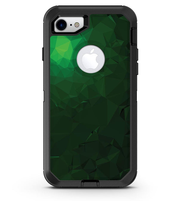 Abstract Green Geometric Shapes - iPhone 7 or 8 OtterBox Case & Skin Kits