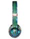 Abstract Green Plaid Paint Wall Full-Body Skin Kit for the Beats by Dre Solo 3 Wireless Headphones
