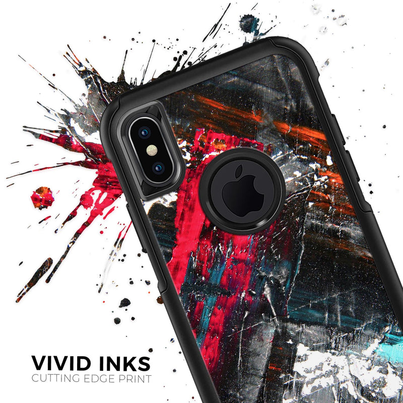 Abstract Grungy Oil Mess - Skin Kit for the iPhone OtterBox Cases