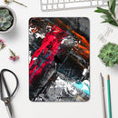 Abstract Grungy Oil Mess - Full Body Skin Decal for the Apple iPad Pro 12.9", 11", 10.5", 9.7", Air or Mini (All Models Available)