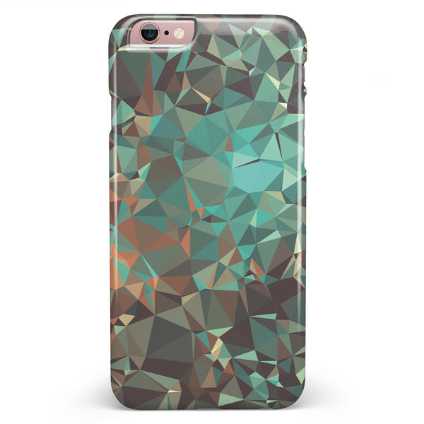Abstract MultiColor Geometric Shapes Pattern iPhone 6/6s or 6/6s Plus INK-Fuzed Case