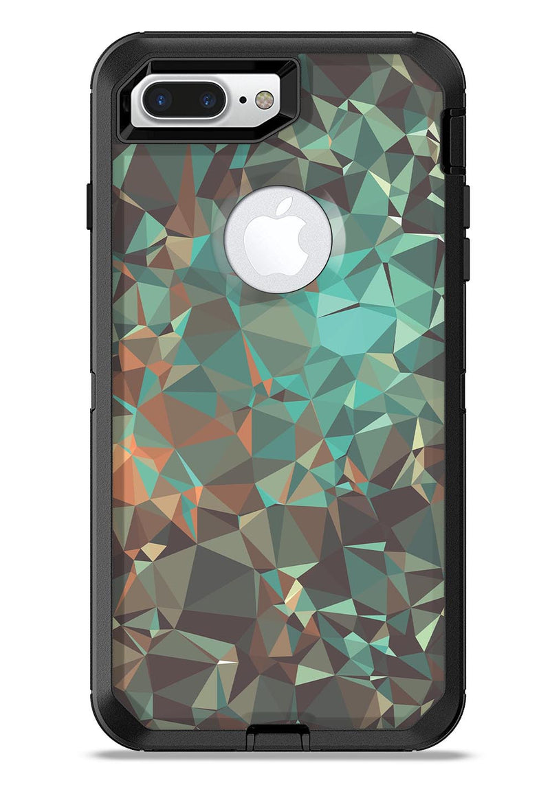 Abstract MultiColor Geometric Shapes Pattern - iPhone 7 or 7 Plus Commuter Case Skin Kit