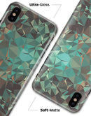 Abstract MultiColor Geometric Shapes Pattern - iPhone X Clipit Case