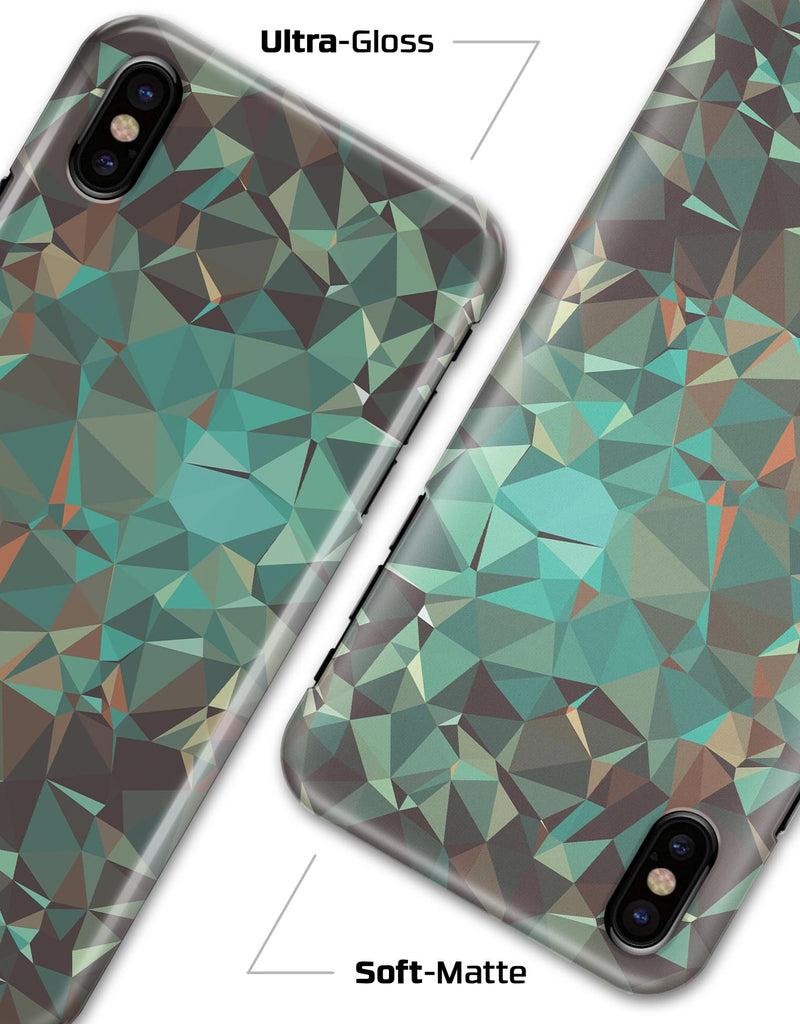 Abstract MultiColor Geometric Shapes Pattern - iPhone X Clipit Case