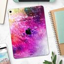 Abstract Neon Paint Explosion - Full Body Skin Decal for the Apple iPad Pro 12.9", 11", 10.5", 9.7", Air or Mini (All Models Available)