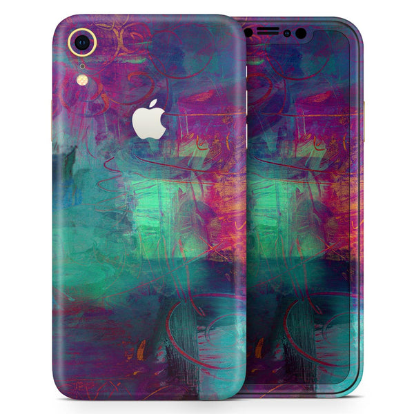 Abstract Oil Painting V3 - Skin-Kit for the Apple iPhone XR, XS MAX, XS/X, 8/8+, 7/7+, 5/5S/SE (All iPhones Available)