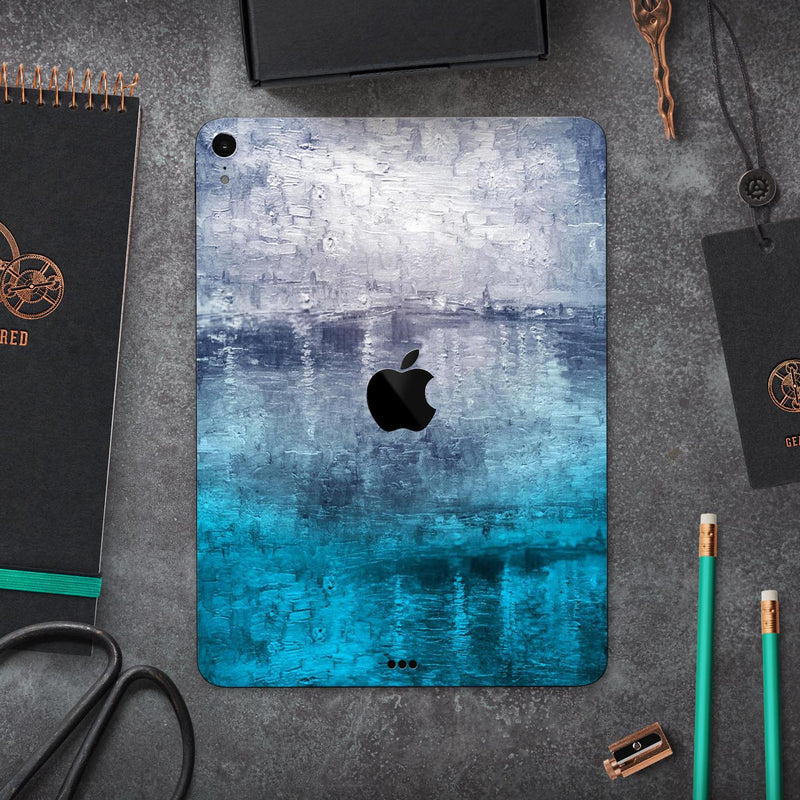 Abstract Oil Painting V3 - Full Body Skin Decal for the Apple iPad Pro 12.9", 11", 10.5", 9.7", Air or Mini (All Models Available)