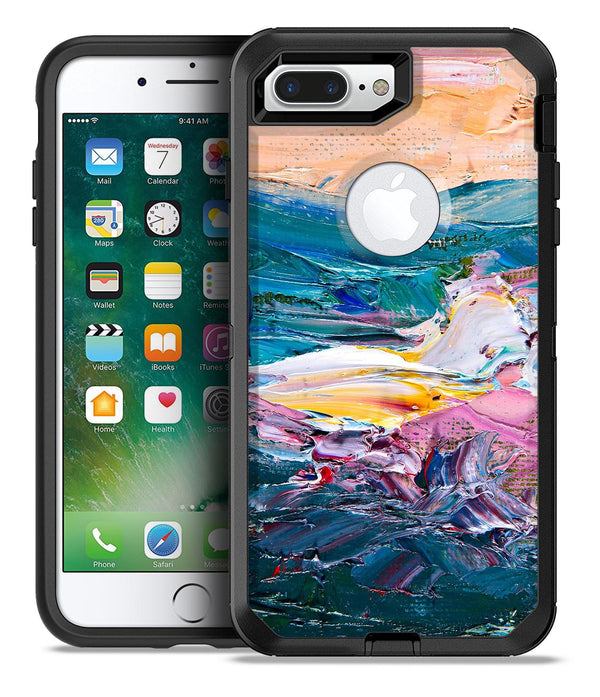 Abstract Oil Strokes - iPhone 7 or 7 Plus Commuter Case Skin Kit