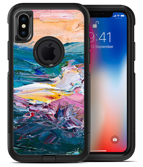 Abstract Oil Strokes - iPhone X OtterBox Case & Skin Kits