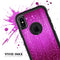 Abstract Pink Neon Rain Curtain - Skin Kit for the iPhone OtterBox Cases