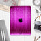 Abstract Pink Neon Rain Curtain - Full Body Skin Decal for the Apple iPad Pro 12.9", 11", 10.5", 9.7", Air or Mini (All Models Available)