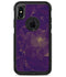 Abstract Purple and Gold Geometric Shapes - iPhone X OtterBox Case & Skin Kits
