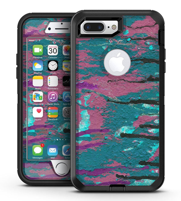 Abstract Retro Pink Wet Paint - iPhone 7 Plus/8 Plus OtterBox Case & Skin Kits