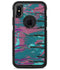 Abstract Retro Pink Wet Paint - iPhone X OtterBox Case & Skin Kits