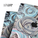 Abstract Subtle Toned Floral Strokes - Full Body Skin Decal for the Apple iPad Pro 12.9", 11", 10.5", 9.7", Air or Mini (All Models Available)