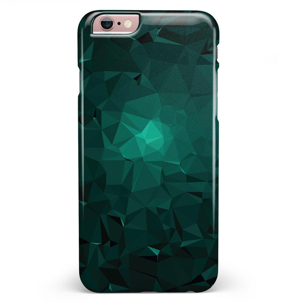 Abstract Teal Geometric Shapes iPhone 6/6s or 6/6s Plus INK-Fuzed Case
