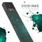 Abstract Teal Geometric Shapes - Premium Decal Protective Skin-Wrap Sticker compatible with the Juul Labs vaping device