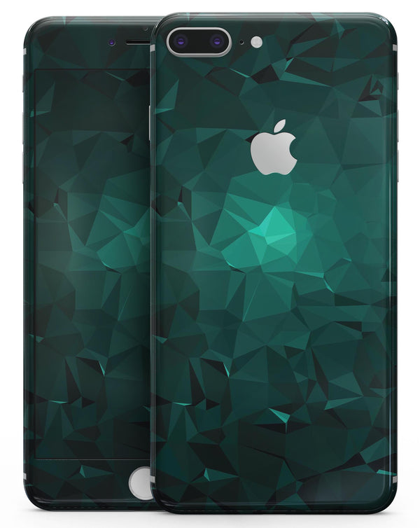 Abstract Teal Geometric Shapes - Skin-kit for the iPhone 8 or 8 Plus