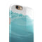 Abstract WaterWaves iPhone 6/6s or 6/6s Plus 2-Piece Hybrid INK-Fuzed Case