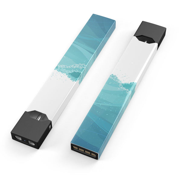 Abstract WaterWaves - Premium Decal Protective Skin-Wrap Sticker compatible with the Juul Labs vaping device