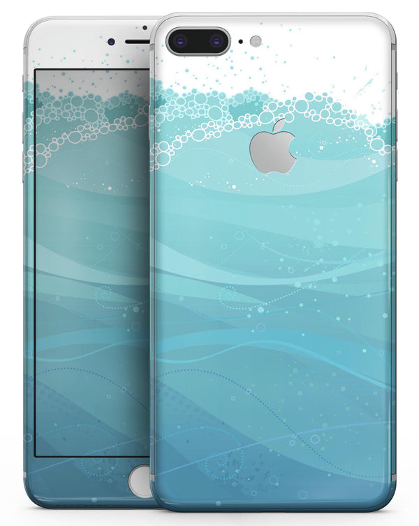 Abstract WaterWaves - Skin-kit for the iPhone 8 or 8 Plus
