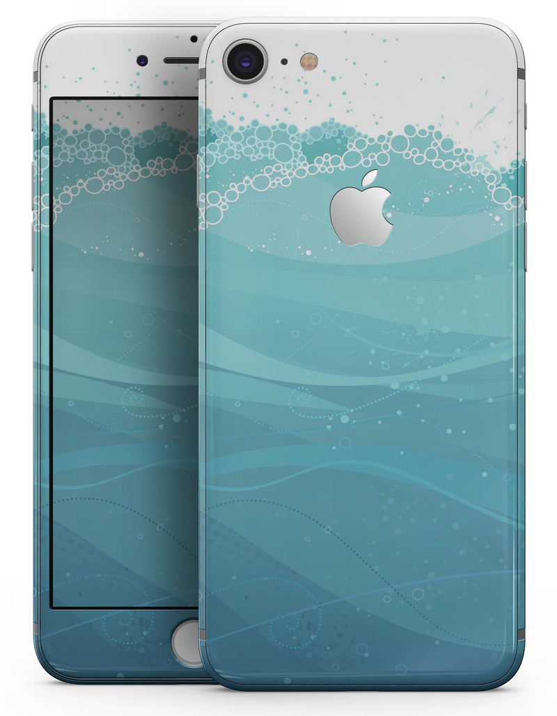 Abstract WaterWaves - Skin-kit for the iPhone 8 or 8 Plus