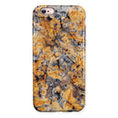 Abstract Wet Gold Paint iPhone 6/6s or 6/6s Plus 2-Piece Hybrid INK-Fuzed Case