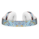 Abstract Wet Paint Blue Crossed Full-Body Skin Kit for the Beats by Dre Solo 3 Wireless Headphones