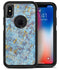 Abstract Wet Paint Blue Crossed - iPhone X OtterBox Case & Skin Kits
