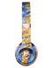 Abstract Wet Paint Blue and Gold Tilt Full-Body Skin Kit for the Beats by Dre Solo 3 Wireless Headphones