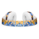 Abstract Wet Paint Blue and Gold Tilt Full-Body Skin Kit for the Beats by Dre Solo 3 Wireless Headphones