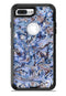 Abstract Wet Paint Blues - iPhone 7 or 7 Plus Commuter Case Skin Kit