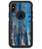 Abstract Wet Paint Blues v8 - iPhone X OtterBox Case & Skin Kits