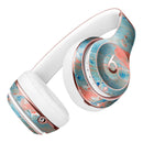 Abstract Wet Paint Coral Blues Full-Body Skin Kit for the Beats by Dre Solo 3 Wireless Headphones