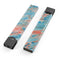 Abstract Wet Paint Coral Blues - Premium Decal Protective Skin-Wrap Sticker compatible with the Juul Labs vaping device