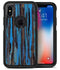 Abstract Wet Paint Dark Blues - iPhone X OtterBox Case & Skin Kits
