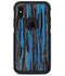 Abstract Wet Paint Dark Blues - iPhone X OtterBox Case & Skin Kits