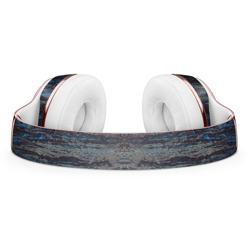 Abstract Wet Paint Dark Blues v2 Full-Body Skin Kit for the Beats by Dre Solo 3 Wireless Headphones