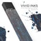 Abstract Wet Paint Dark Blues v2 - Premium Decal Protective Skin-Wrap Sticker compatible with the Juul Labs vaping device