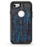 Abstract Wet Paint Dark Blues v2 - iPhone 7 or 8 OtterBox Case & Skin Kits