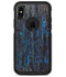 Abstract Wet Paint Dark Blues v2 - iPhone X OtterBox Case & Skin Kits