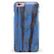Abstract Wet Paint Dark Blues v3 iPhone 6/6s or 6/6s Plus INK-Fuzed Case
