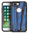 Abstract Wet Paint Dark Blues v3 - iPhone 7 or 7 Plus Commuter Case Skin Kit
