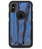 Abstract Wet Paint Dark Blues v3 - iPhone X OtterBox Case & Skin Kits