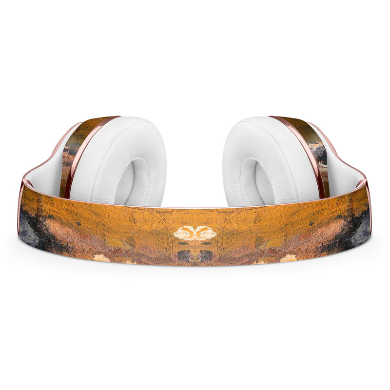 Abstract Wet Paint Dark Gold Full-Body Skin Kit for the Beats by Dre Solo 3 Wireless Headphones