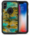 Abstract Wet Paint Gold - iPhone X OtterBox Case & Skin Kits